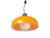 Mid-Century Modern Orange Murano Glass Pendant Lamp by Alessandro Pianon for Vistosi, 1961 For Sale - Image 3 of 13