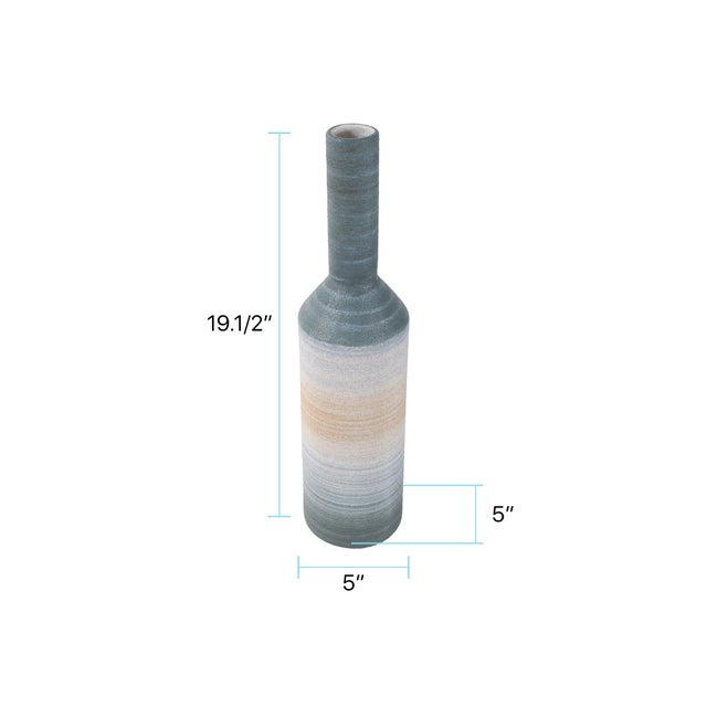 Drift Tide Long Neck Vase Small For Sale - Image 10 of 11