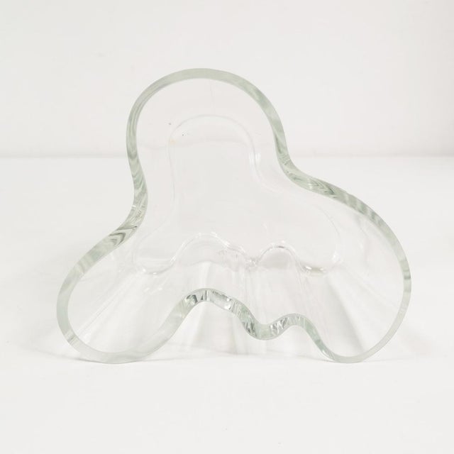 Mid-Century Vases in Glass by Alvar Aalto, Finland, 1980s, Set of 2 For Sale - Image 9 of 17