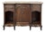 Antique French Louis XV Display Buffet With Travertine Top For Sale