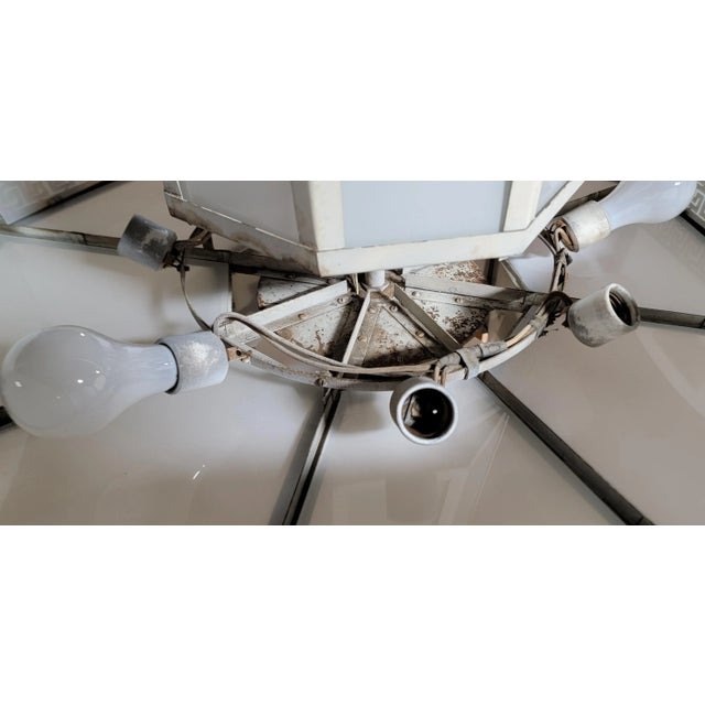 Art Deco Movie Theater Chandelier 1930's For Sale - Image 9 of 12
