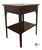 Brown Vintage Craftique Chippendale Style Solid Mahogany Nightstand / Side Table For Sale - Image 8 of 11