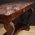 Wood Italian Empire Style Console Table with Marble Top, 1880s For Sale - Image 7 of 13