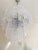 Murano Glass Hammer Transparent Sputnik Chandelier For Sale - Image 10 of 13