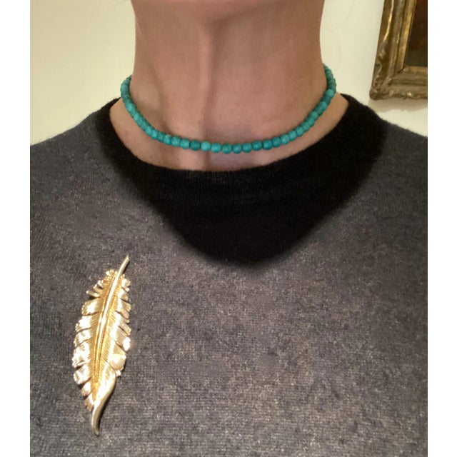 Late 20th Century Turquoise Necklace and Choker Necklace For Sale - Image 5 of 13
