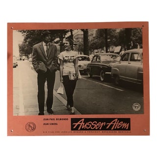 Jean-Luc Godard, À bout de souffle, 1960, Silver Gelatin Print For Sale