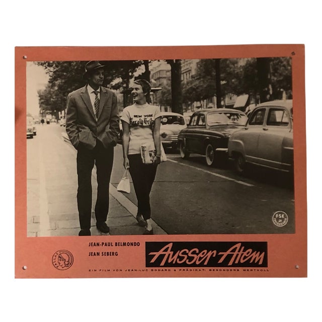 Jean-Luc Godard, À bout de souffle, 1960, Silver Gelatin Print For Sale