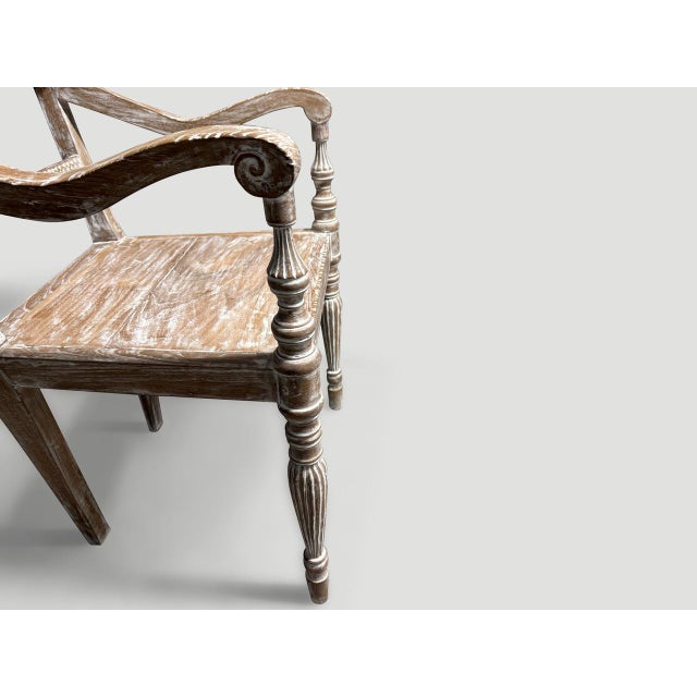 2010s Andrianna Shamaris Raffles Shell Inlaid Chair For Sale - Image 5 of 6