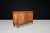 René Gabriel Patinated Oak Sideboard, France, 1940s This mid-century sideboard, crafted from patinated French oak, was...