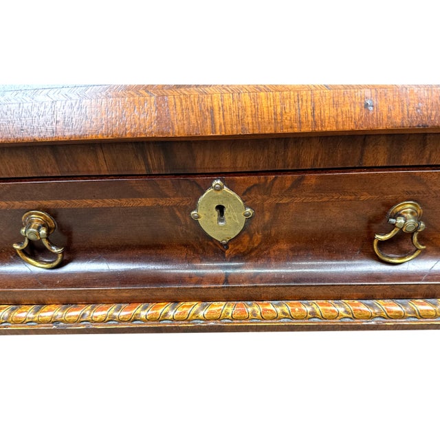 Brown Children's Bureau with Walnut Table Top, 1880s For Sale - Image 8 of 14