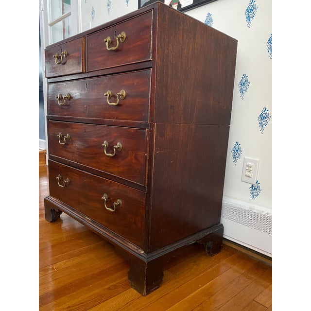 Antique Mid-1700s British Chippendale Mahogany Chest For Sale - Image 10 of 14