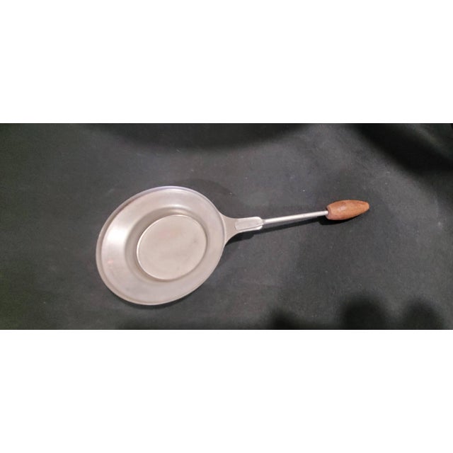Vintage Mid-Century Modern Stainless Steel & Teak Chafing/Fondue Set - 6 Pc For Sale - Image 12 of 17