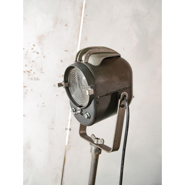 Fresnel Theater Projector Floor Lamp from Lita, France, 1950s For Sale - Image 9 of 18
