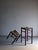 This is a set of two seats: a stool and a bar stool with rush seats. The wood shade is slightly different, but it is from...