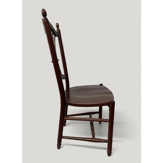Wood Tom Seely Solid Cherry Dining Side Chair – 6 Available For Sale - Image 7 of 10