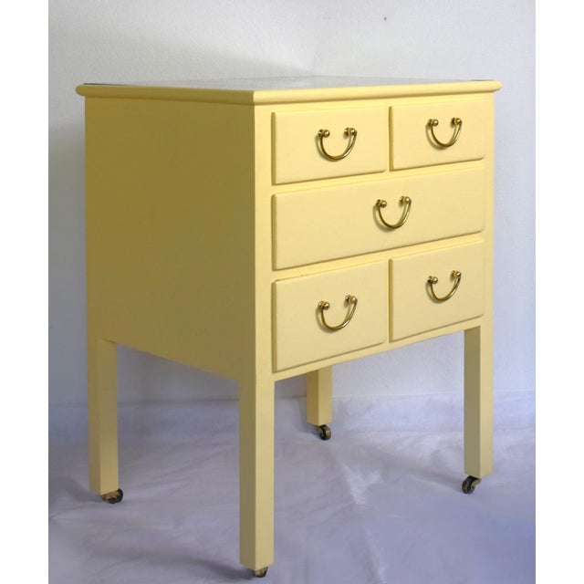 Wood Small Vintage Chest of Drawers on Wheels by Josef Frank for Home & Garden, 1920s For Sale - Image 7 of 16