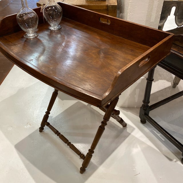 Traditional English Georgian Tray Stand For Sale - Image 3 of 6