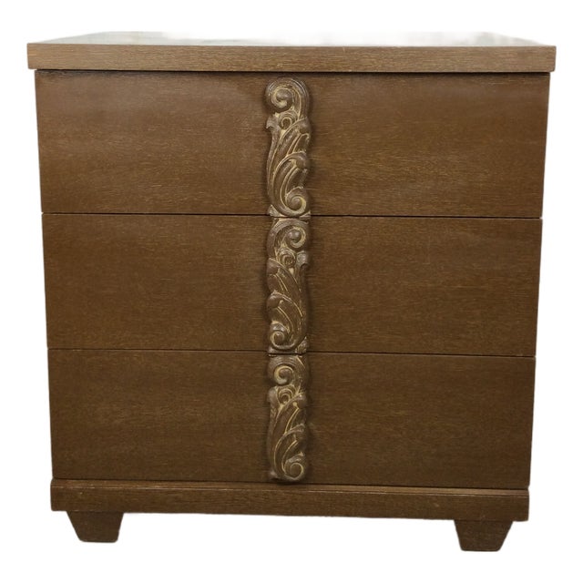 Mid Century Modern Three Drawer Chest by Merton Gershun for Albert Furniture For Sale
