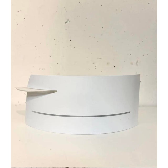 Metal and Glass Wall Lights, 1980, Set of 2 For Sale - Image 4 of 8
