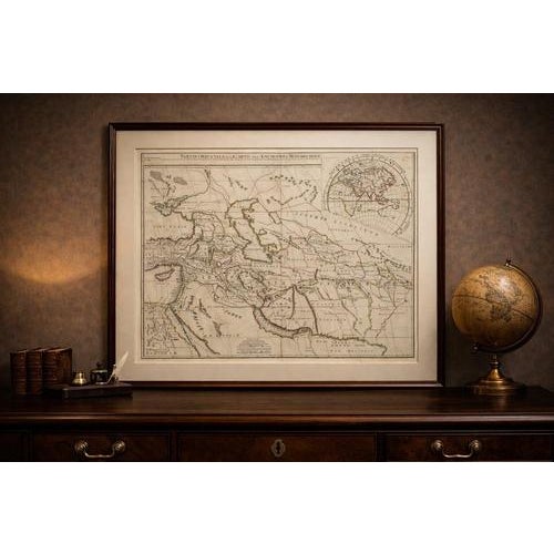 This finely engraved and original hand-colored map titled Partie Orientale de la Carte des Anciennes Monarchies was...