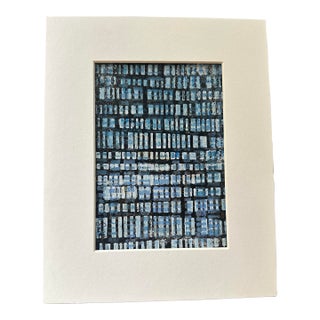 “Urban Rhythm” Original Matted Mono Print by Nancy Smith For Sale