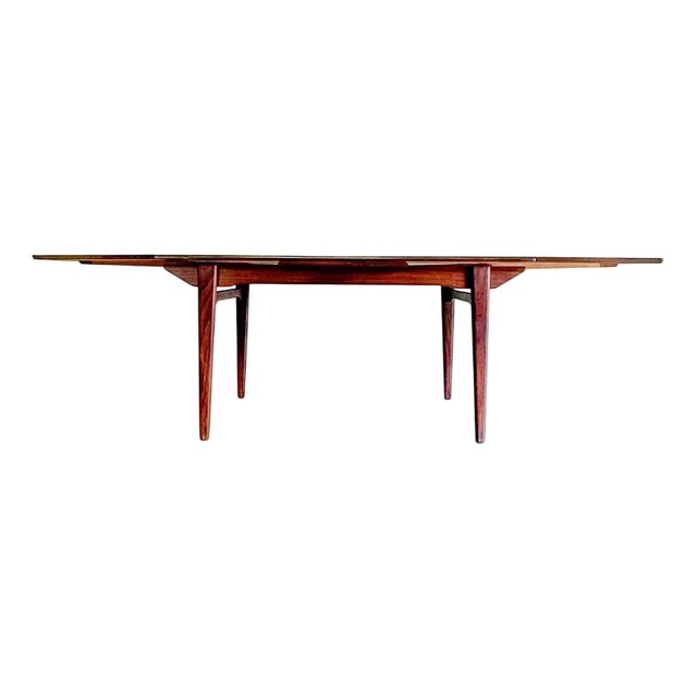Vintage Danish Extendable Table in Teak, 1950s For Sale