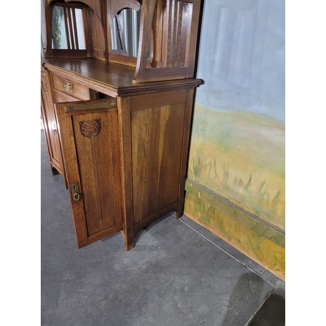 Art Nouveau Two-Part Cupboard, 1920s For Sale - Image 4 of 13