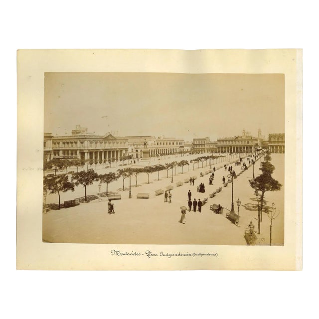 Unknown, Ancient View of Montevideo, Photo, 1880s, Set of 2 For Sale
