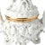 White Antique Belgian Porcelain Covered Centerpiece /Mermaid, Dolphin and Shell Motifs For Sale - Image 8 of 13