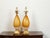 Pair of Venetian Murano Glass Pineapple Style Table Lamps with Gilt Scrolls For Sale - Image 4 of 8