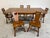 Guillerme et Chambron 1930s Scandinavian Brutalist Oak Dining Set, Table and 6 Chairs For Sale - Image 4 of 12
