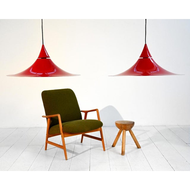 Hanging Lamps by Claus Bonderup and Torsten Thorup for Fog & Mørup, 1960s, Set of 2 For Sale - Image 3 of 14