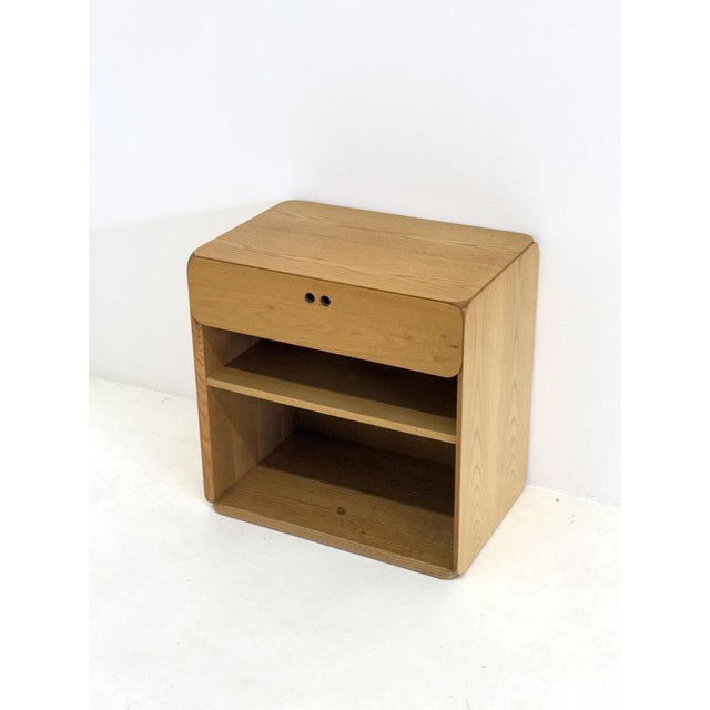 Wood Samara Bedside Table by Derk Jan De Vries from Maisa, 1970s For Sale - Image 7 of 10
