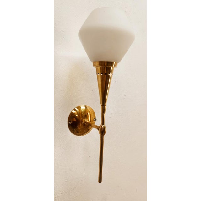 Sconce in Brass and Glass from Stilnovo For Sale - Image 17 of 17