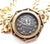Metal Antique Bulgari Coin Monete Diamond Yellow Gold Link Chain Necklace For Sale - Image 7 of 12