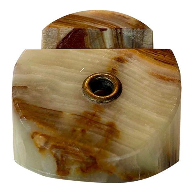 Mid 20th Century Marble Pen and Paper Holder For Sale