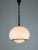 Black Mid-Century White Bud Pendant Lamp by Studio 6G for Guzzini, 1980s For Sale - Image 8 of 10