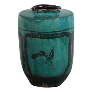 Tall Antique Ceramic Vase For Sale