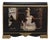 Vintage Art Deco Custom "Dancer" 3 Drawer Waterfall Dresser With Gold Hardware For Sale