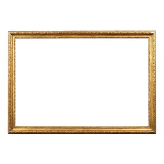 Carved and Gilded Wooden Frame For Sale