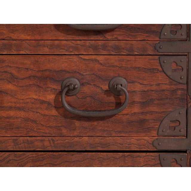 Antique Tansu Storage Chest of Drawers For Sale - Image 10 of 14