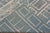 Textile Modern Geometric Light Sky blue Background Tribal Contemporary Area Rug For Sale - Image 7 of 7