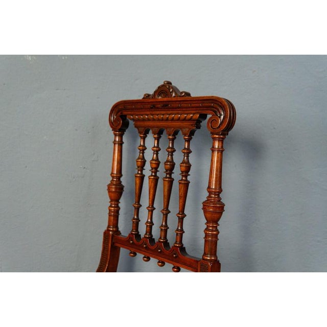 Wilhelminian Walnut Chairs, Set of 4 For Sale - Image 9 of 16