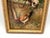 Late 19th Century Late 19th Century Signed Oil Painting Farm Seen the Donkey and Hen on Wood Panel For Sale - Image 5 of 6