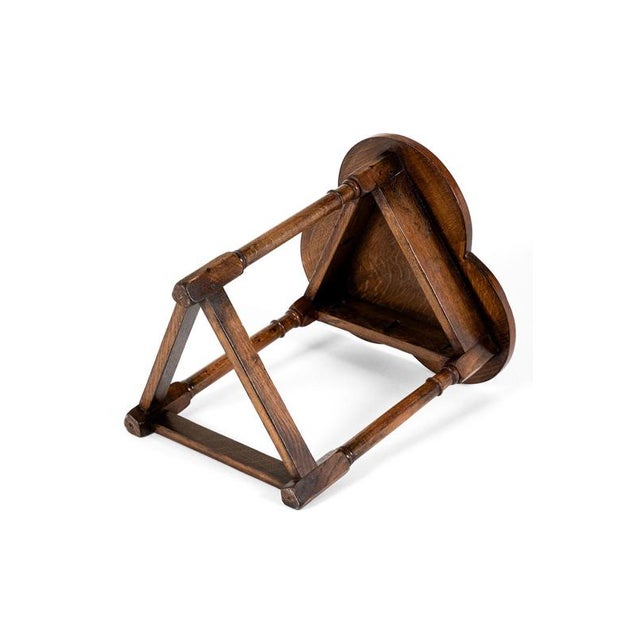 Clover Leaf Occasional Table in Oak For Sale - Image 5 of 10