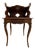 French Provincial Elmwood Side Table With Gallery/Shelf For Sale
