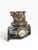 1900 - 1909 Antique French Bronze & Marble Art Nouveau Clock Set - La Nuit Madrassi For Sale - Image 5 of 7