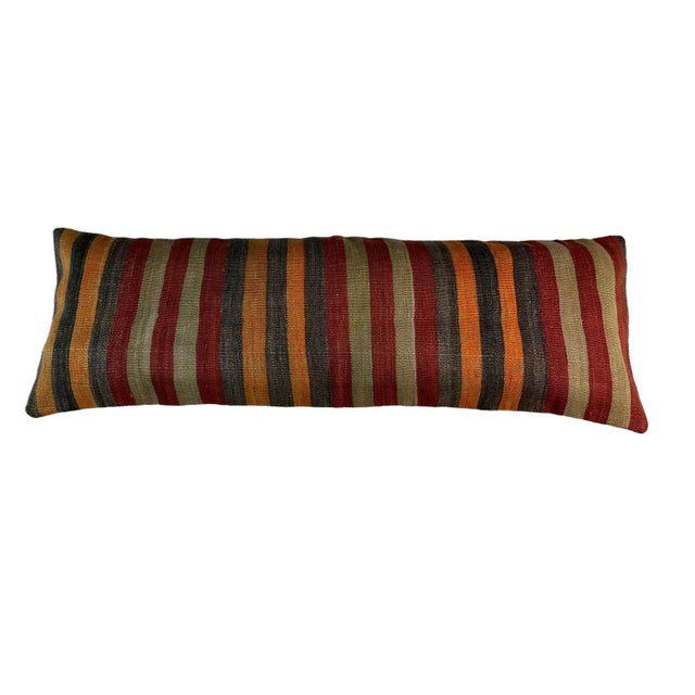 Vintage Turkish Kilim Cushion Cover For Sale - Image 6 of 11