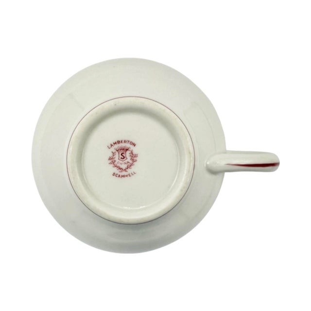Ceramic Vintage Harvard Club of New York City Cup & Saucer For Sale - Image 7 of 13