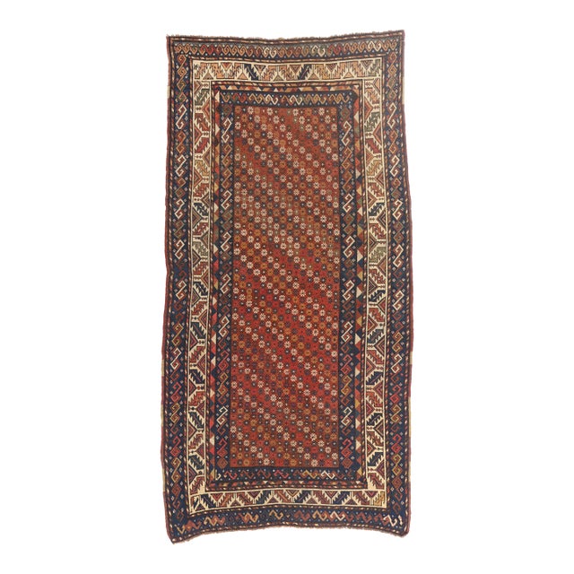 Late 19th Century Caucasian Kazak Rug, 04'06 X 08'09 For Sale